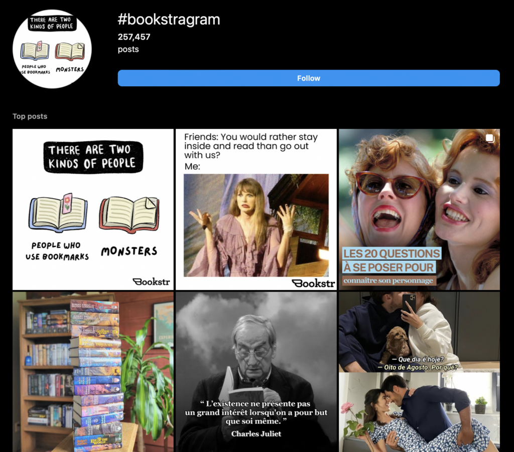 Bookstagram